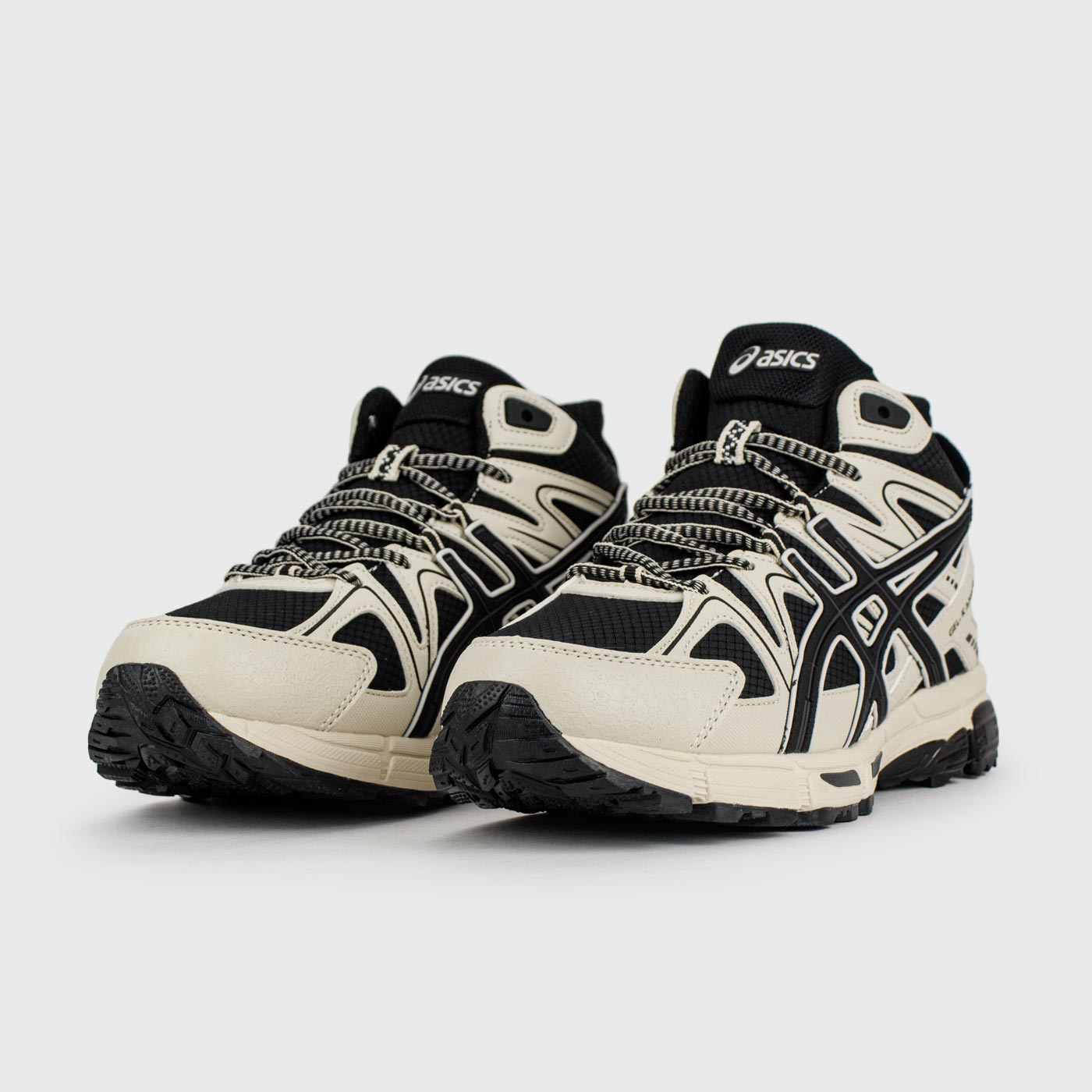 Кроссовки Asics Gel-Kahana 8 Mid White Black with Fur Кроссовки Asics Gel-Kahana 8 Mid White Black with Fur
