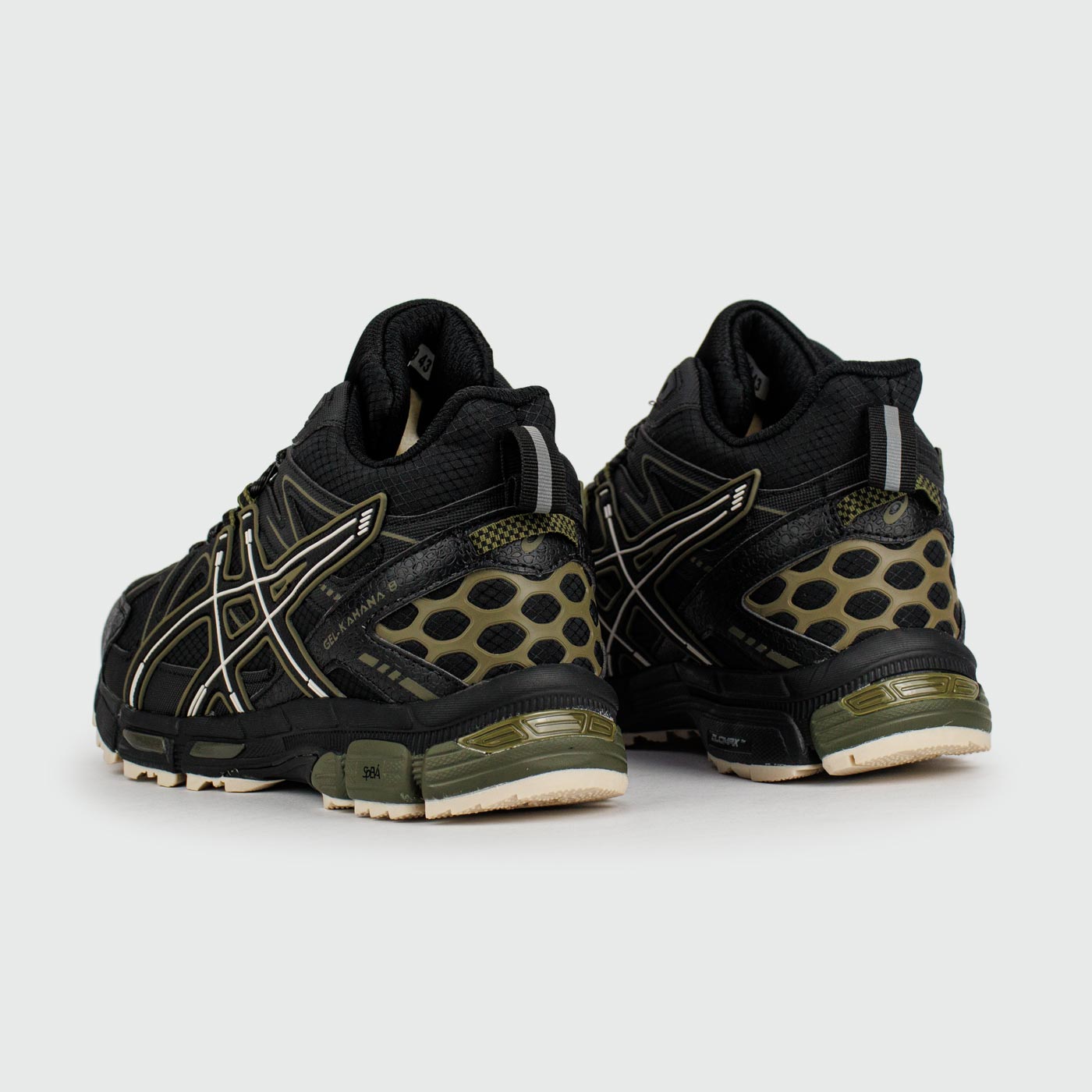 Кроссовки Asics Gel-Kahana 8 Mid Black Green with Fur Кроссовки Asics Gel-Kahana 8 Mid Black Green with Fur