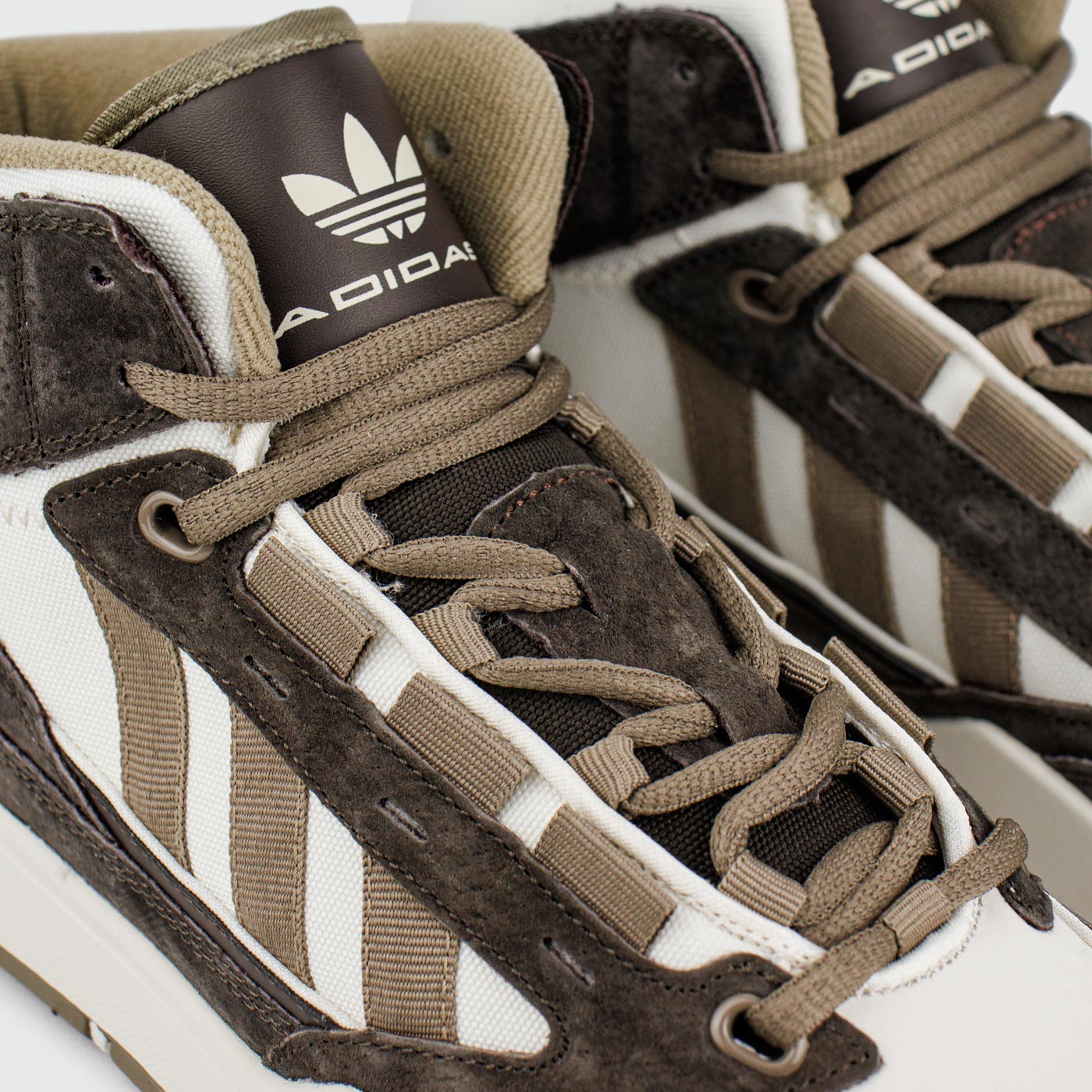 Кроссовки Adidas ADI2000 Mid Brown White with Fur Кроссовки Adidas ADI2000 Mid Brown White with Fur