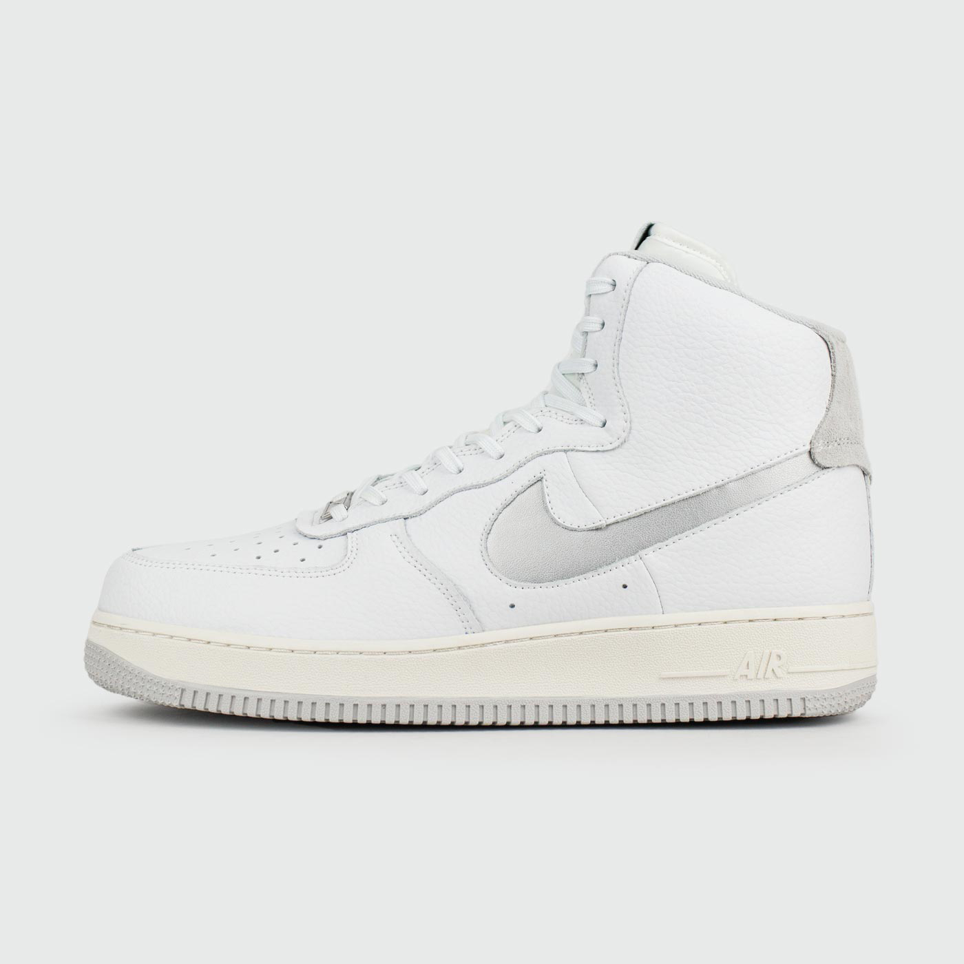 Кроссовки Nike Air Force 1 Mid White Silver Кроссовки Nike Air Force 1 Mid White Silver