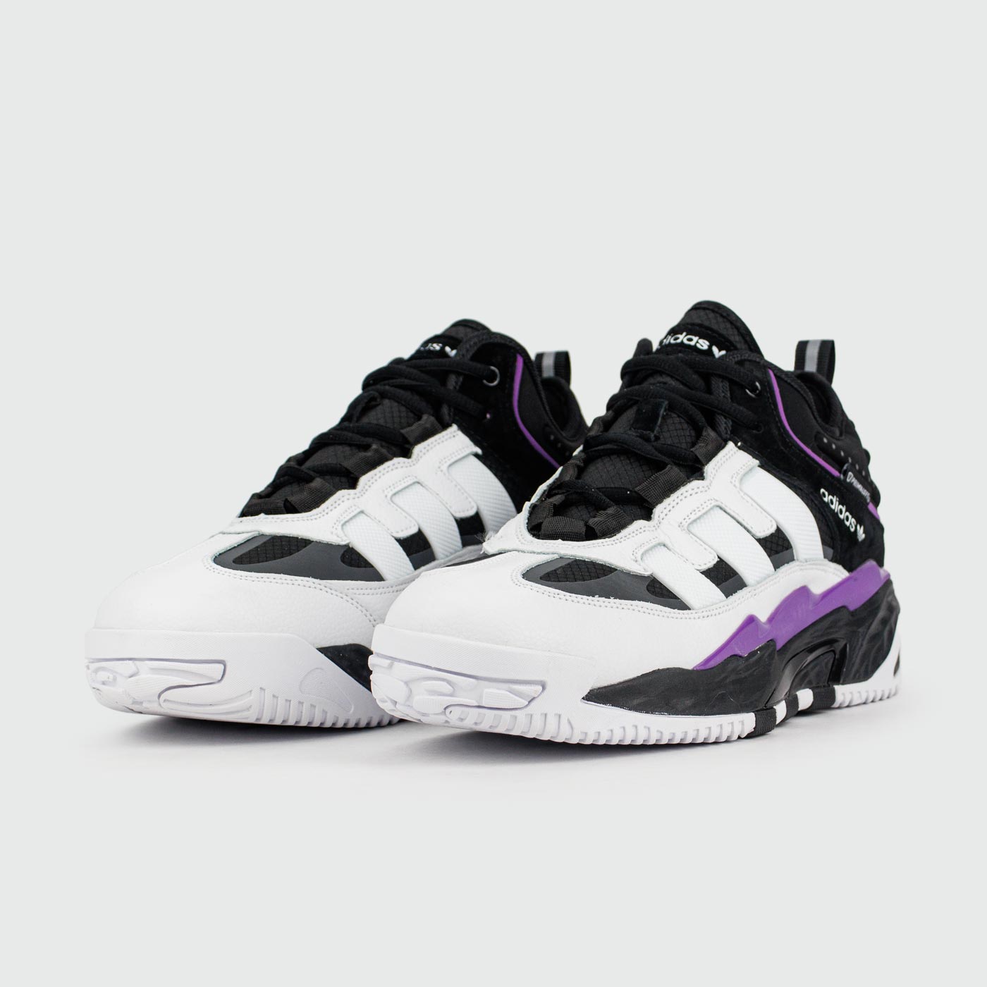 Кроссовки Adidas Niteball White Purple with Fur Кроссовки Adidas Niteball White Purple with Fur