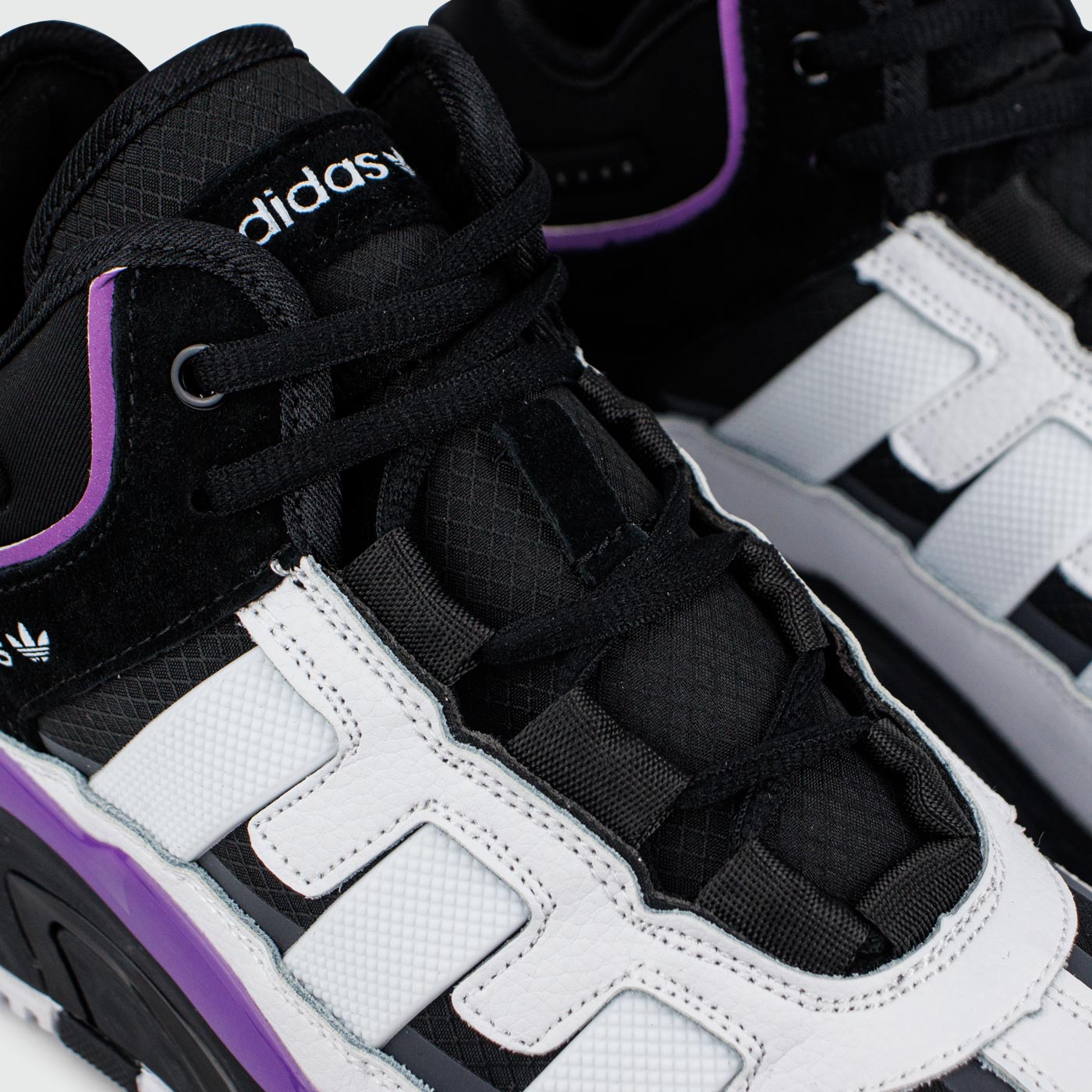 Кроссовки Adidas Niteball White Purple with Fur Кроссовки Adidas Niteball White Purple with Fur