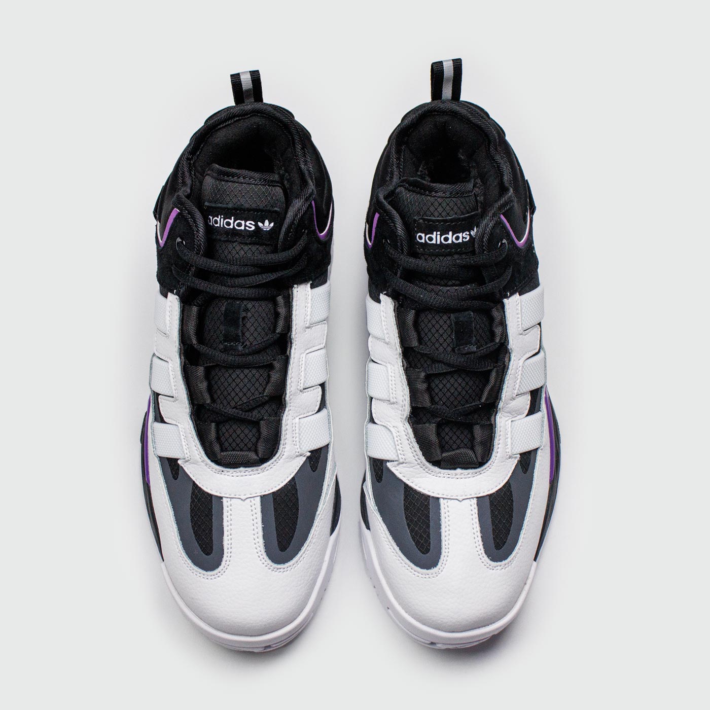Кроссовки Adidas Niteball White Purple with Fur Кроссовки Adidas Niteball White Purple with Fur