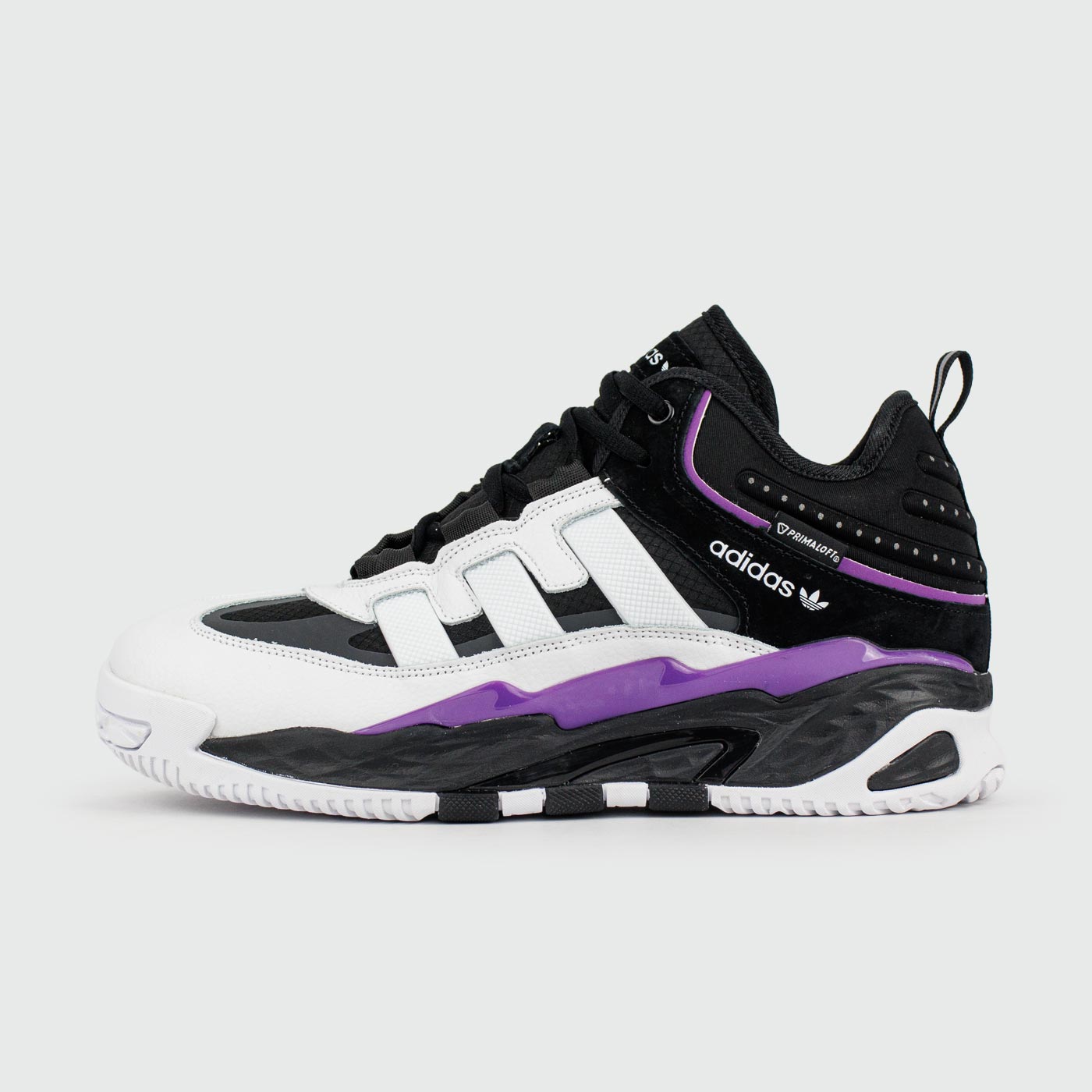 Кроссовки Adidas Niteball White Purple with Fur Кроссовки Adidas Niteball White Purple with Fur