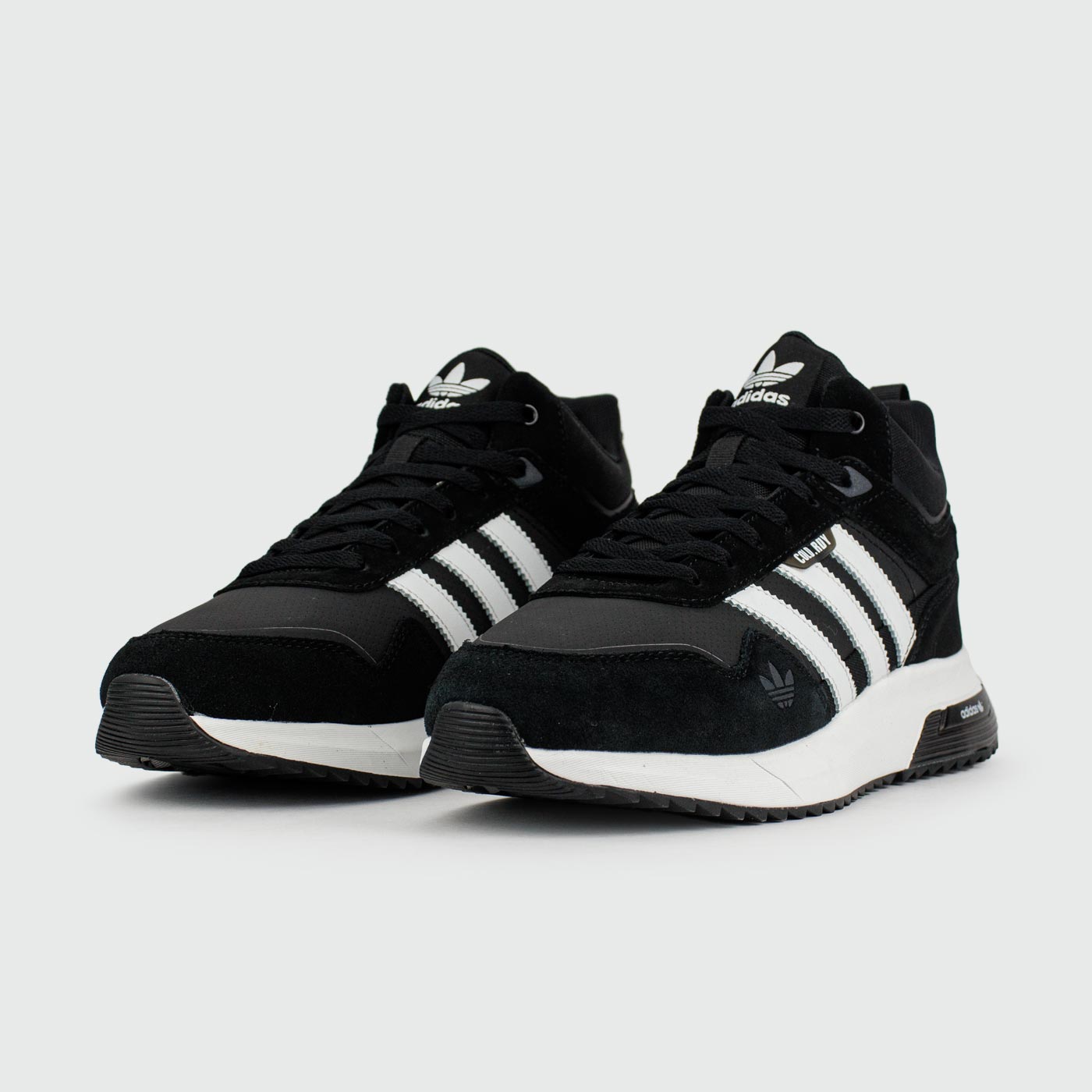 Кроссовки Adidas Retropy F2 Mid Black / White with Fur Кроссовки Adidas Retropy F2 Mid Black / White with Fur