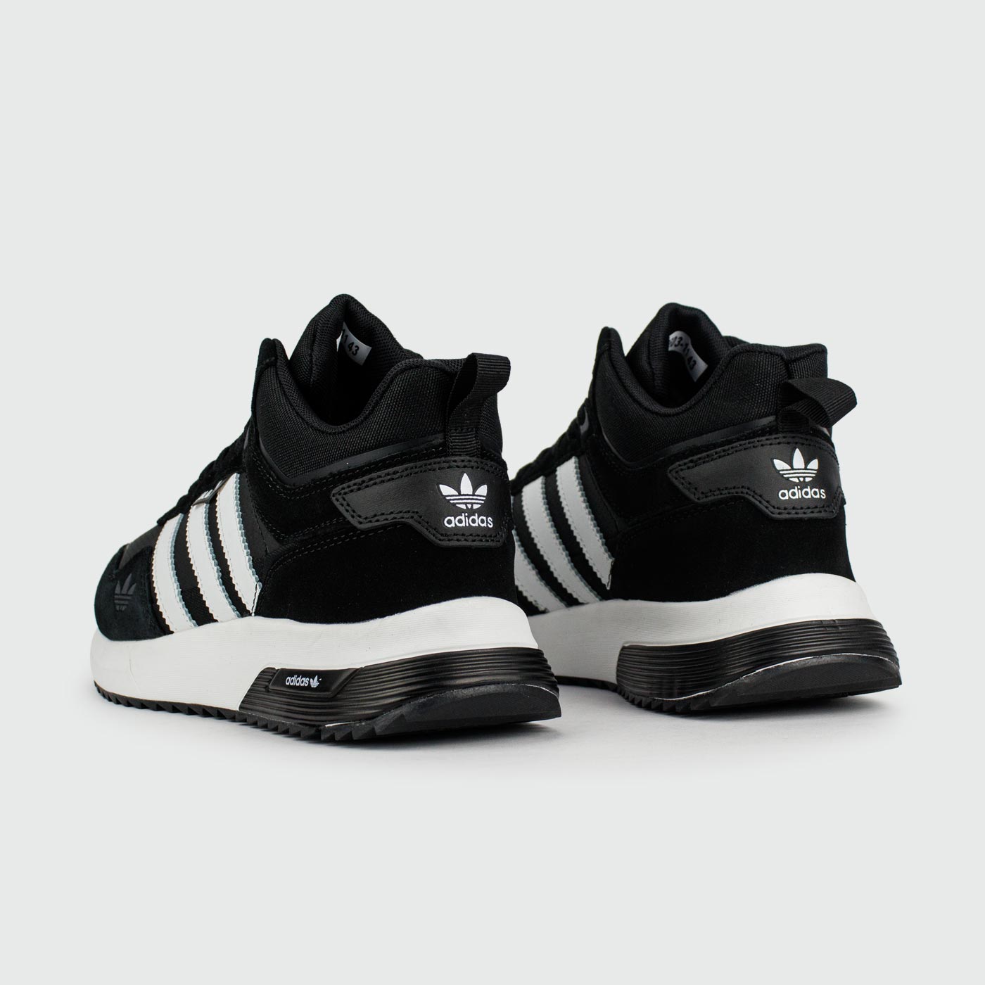Кроссовки Adidas Retropy F2 Mid Black / White with Fur Кроссовки Adidas Retropy F2 Mid Black / White with Fur