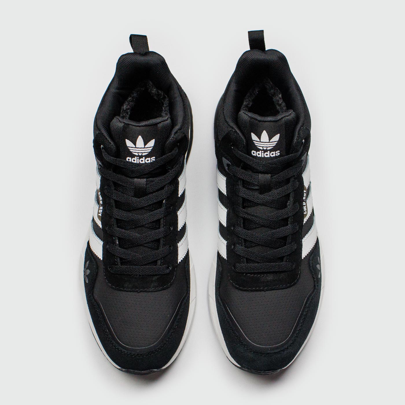 Кроссовки Adidas Retropy F2 Mid Black / White with Fur Кроссовки Adidas Retropy F2 Mid Black / White with Fur