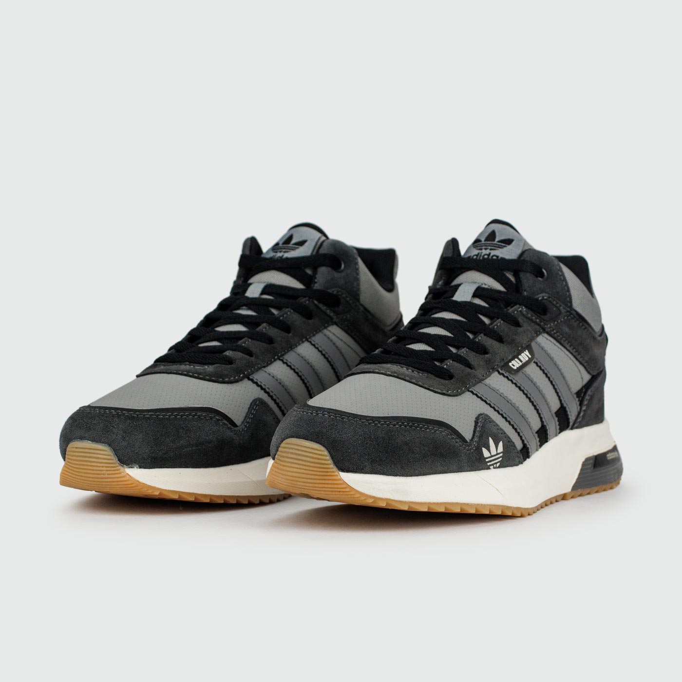 Кроссовки Adidas Retropy F2 Mid Grey / White with Fur dm Кроссовки Adidas Retropy F2 Mid Grey / White with Fur dm