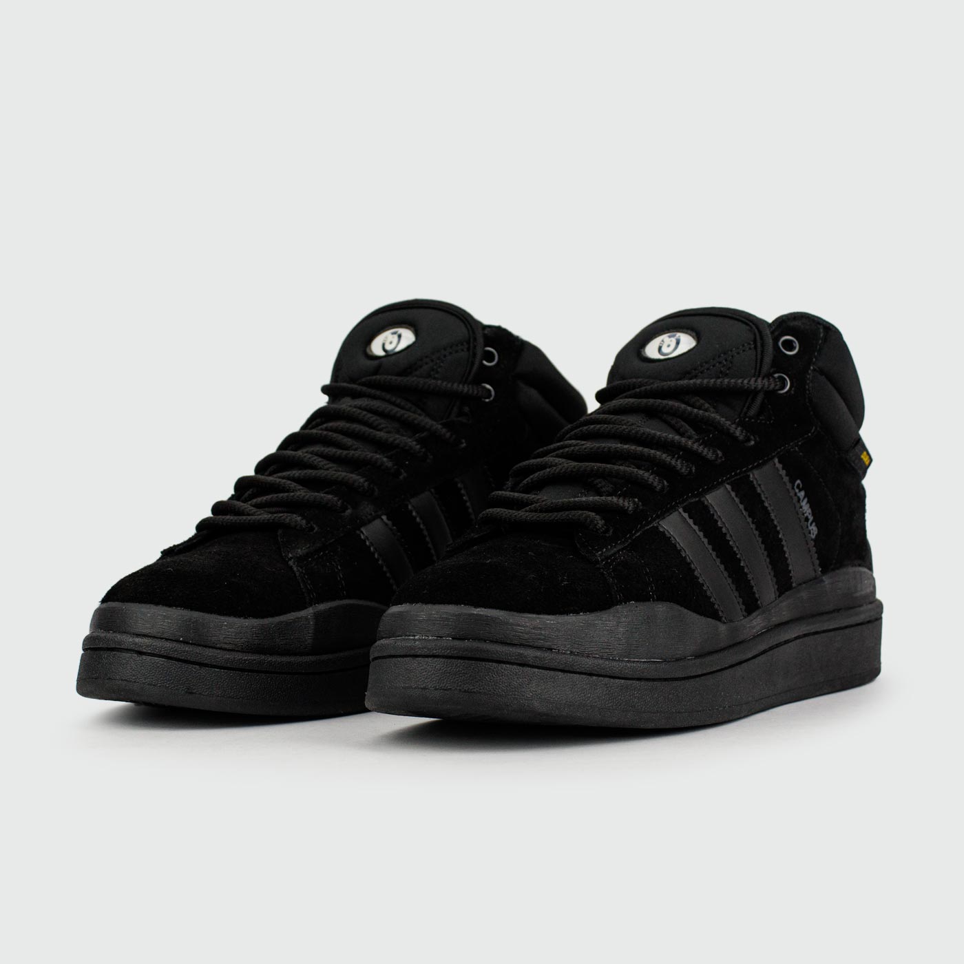 Кроссовки Adidas Campus Black with Fur Кроссовки Adidas Campus Black with Fur