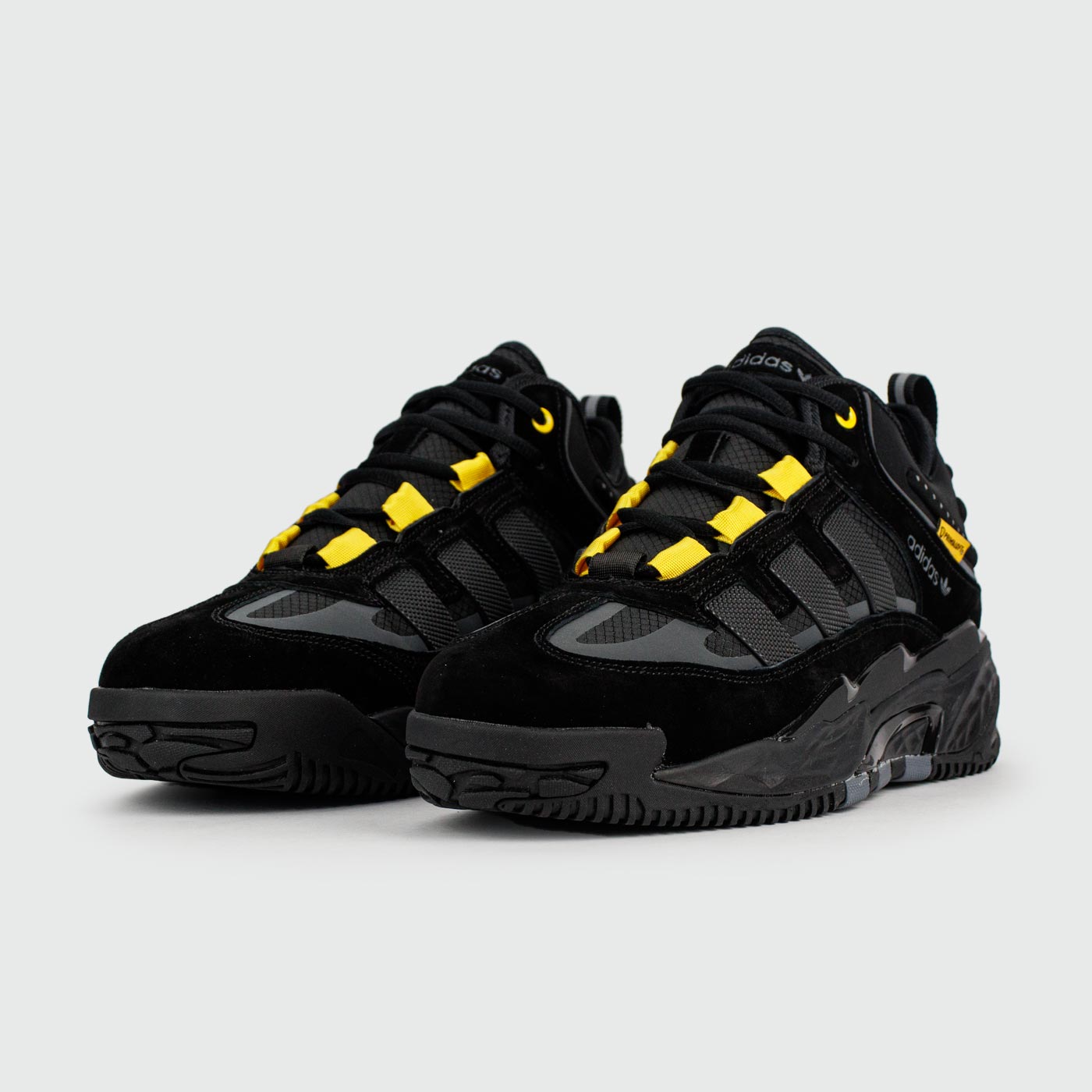 Кроссовки Adidas Niteball Black / Yellow with Fur Кроссовки Adidas Niteball Black / Yellow with Fur