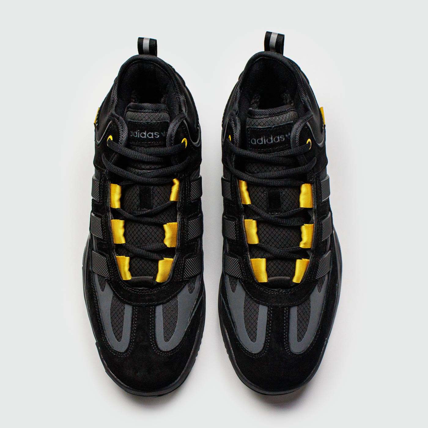 Кроссовки Adidas Niteball Black / Yellow with Fur Кроссовки Adidas Niteball Black / Yellow with Fur