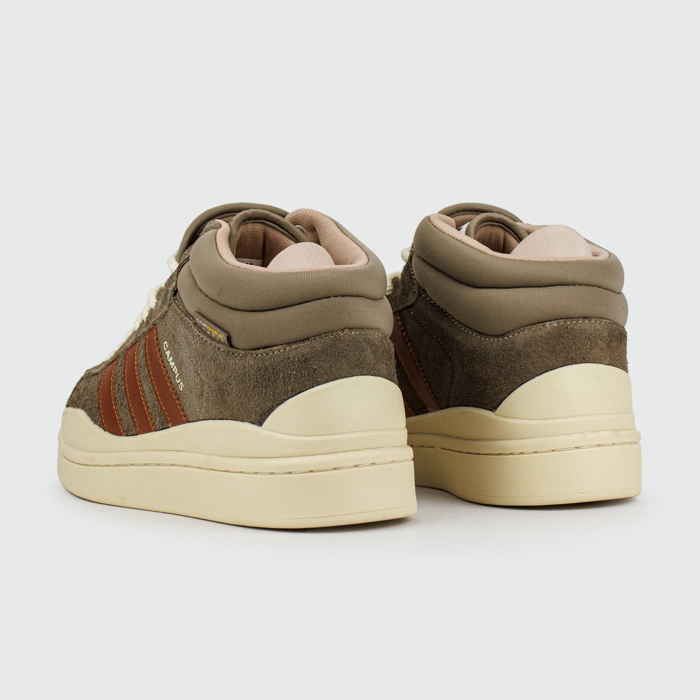 Кроссовки Adidas Campus Brown / White with Fur Кроссовки Adidas Campus Brown / White with Fur
