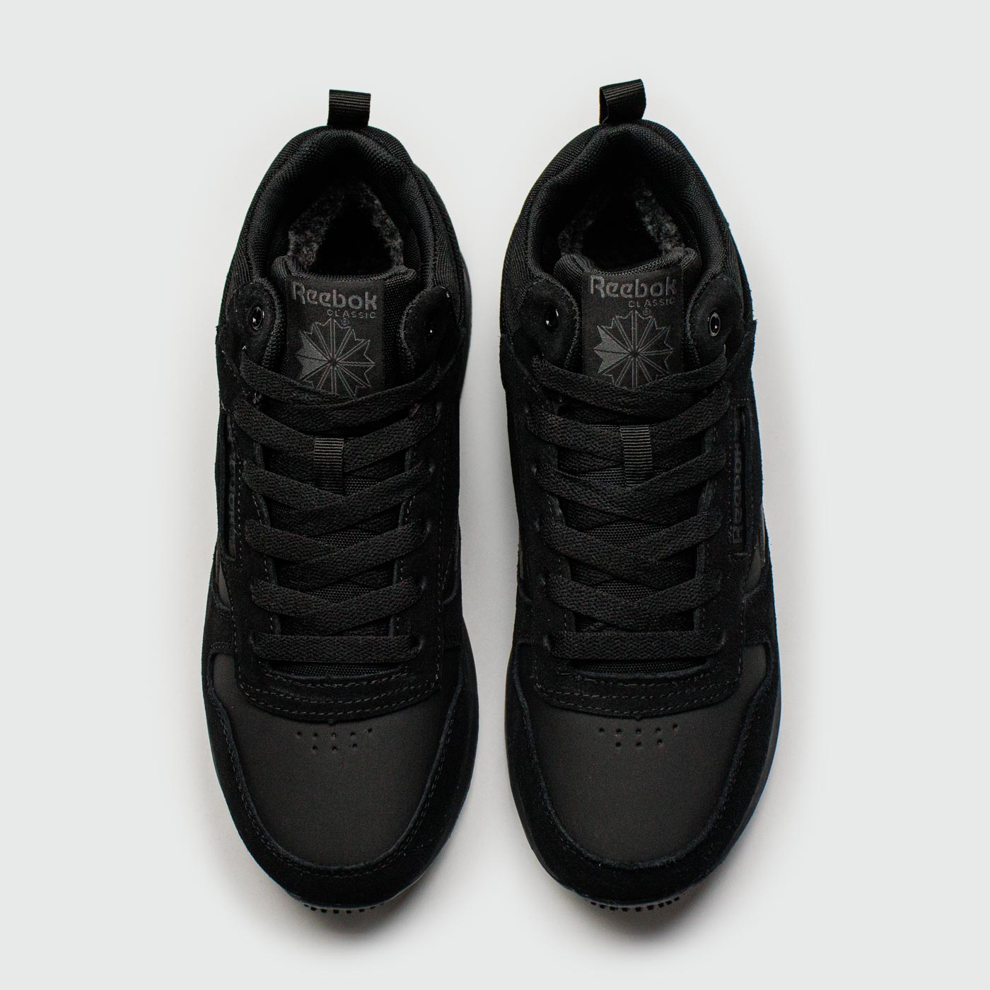 Кроссовки Reebok Classic Utility Suede Black with Fur Кроссовки Reebok Classic Utility Suede Black with Fur