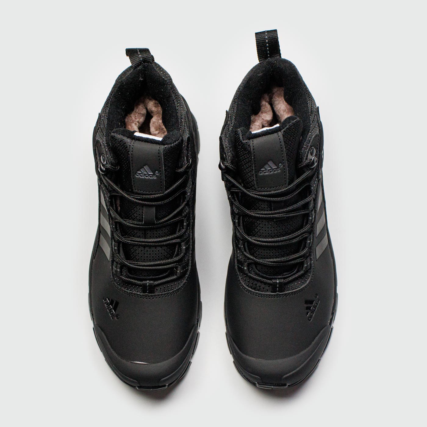 Кроссовки Adidas Climaproof Black with Fur Кроссовки Adidas Climaproof Black with Fur