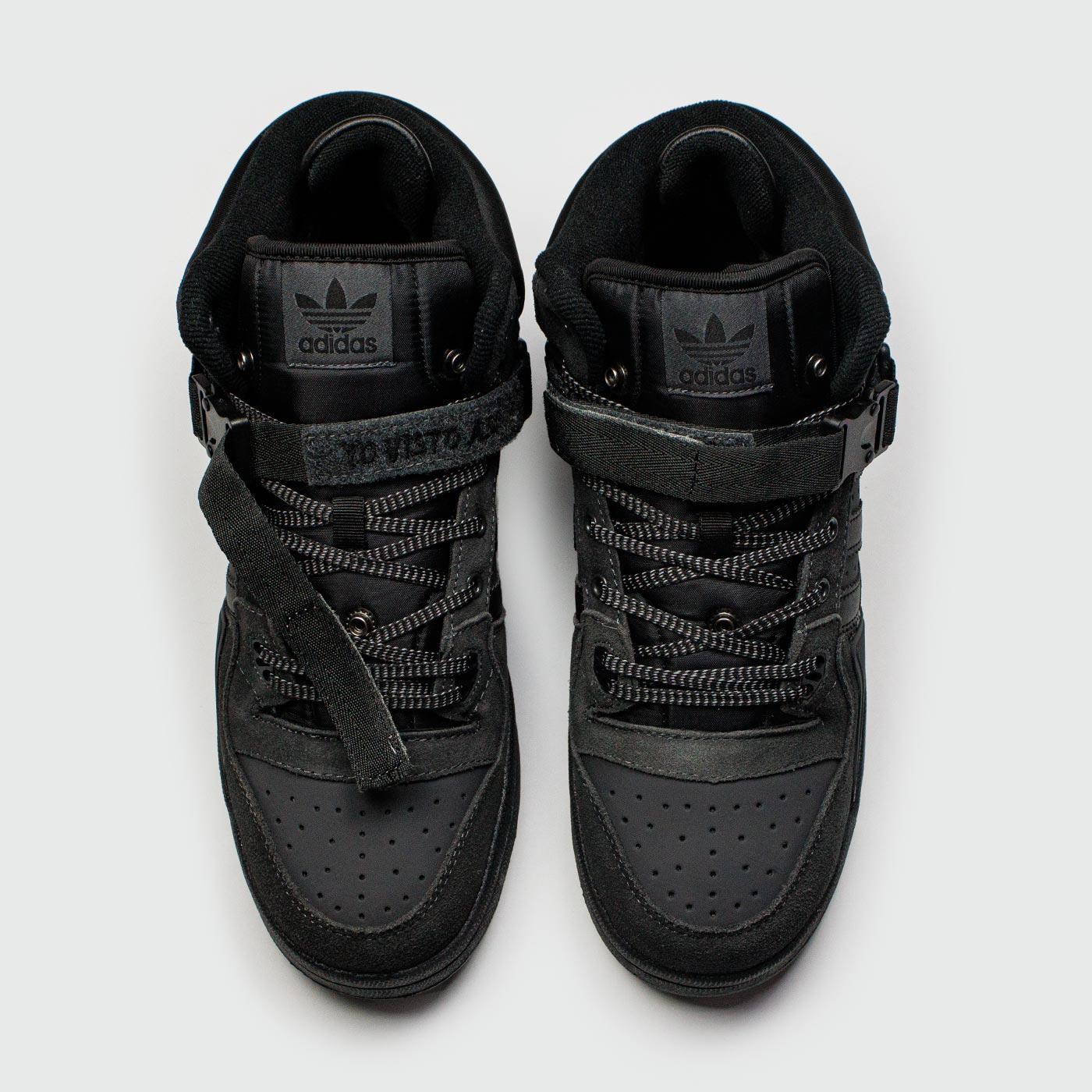 Кроссовки Adidas Forum Mid x Bad Bunny Dark Grey with Fur Кроссовки Adidas Forum Mid x Bad Bunny Dark Grey with Fur
