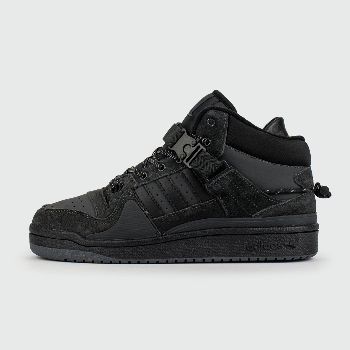 Кроссовки Adidas Forum Mid x Bad Bunny Dark Grey with Fur Кроссовки Adidas Forum Mid x Bad Bunny Dark Grey with Fur