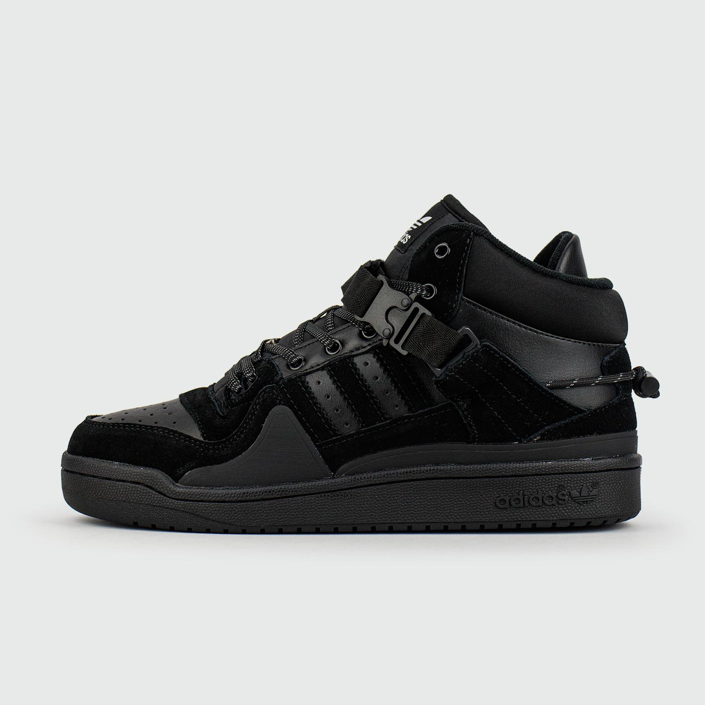 Кроссовки Adidas Forum Mid x Bad Bunny Black with Fur Кроссовки Adidas Forum Mid x Bad Bunny Black with Fur