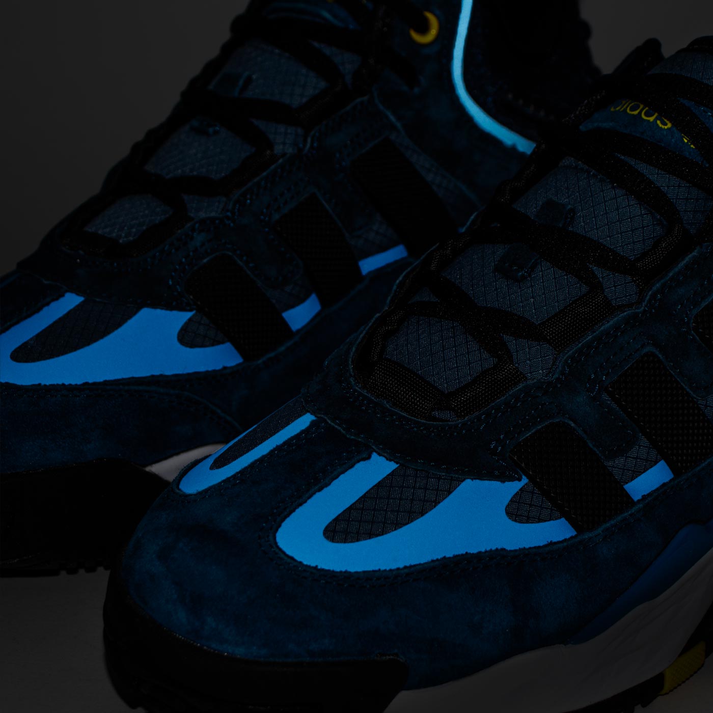 Кроссовки Adidas Niteball Blue Black with Fur Кроссовки Adidas Niteball Blue Black with Fur