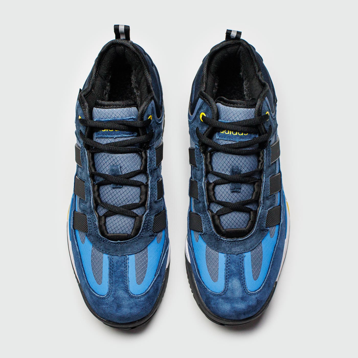 Кроссовки Adidas Niteball Blue Black with Fur Кроссовки Adidas Niteball Blue Black with Fur
