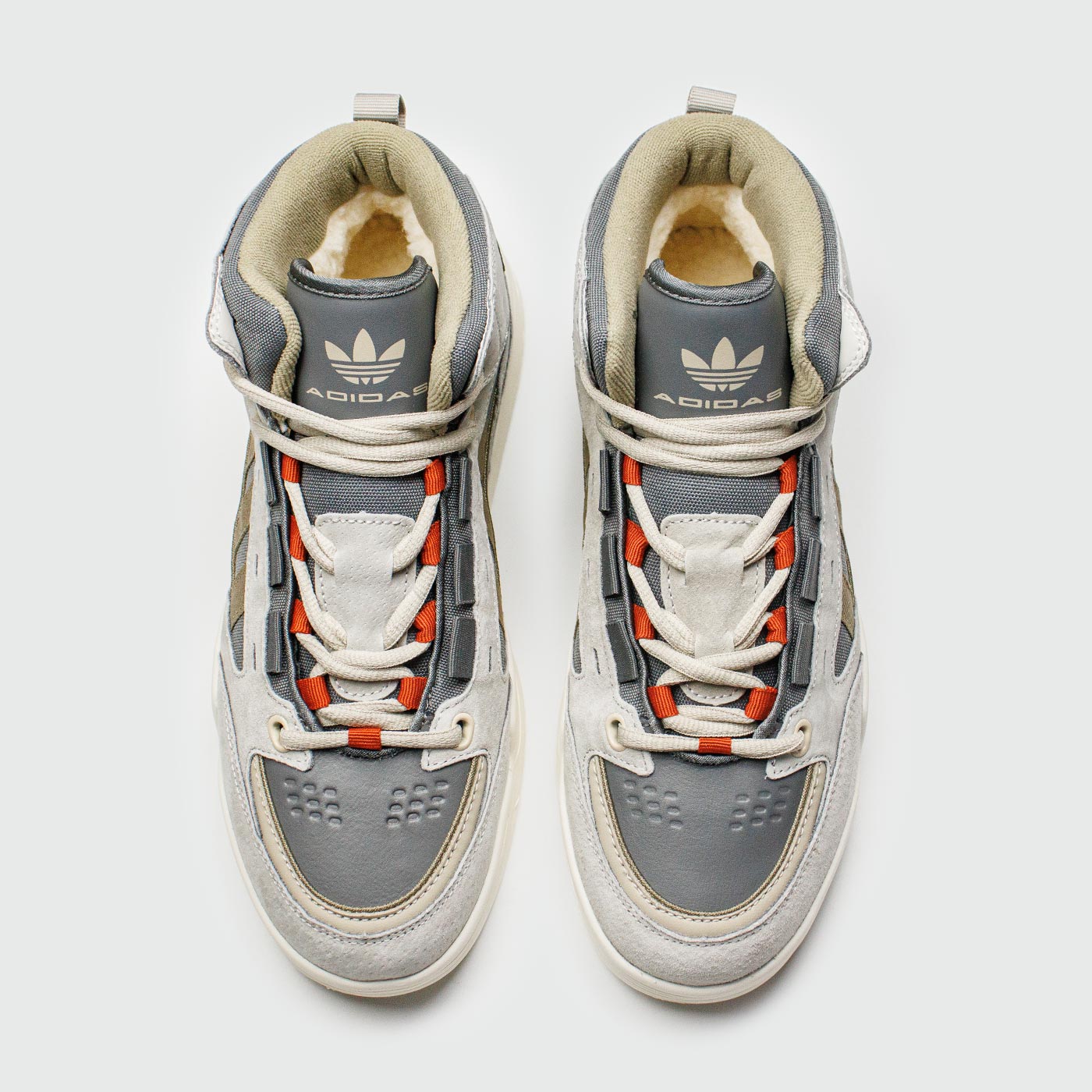 Кроссовки Adidas ADI2000 Mid Light Grey with Fur Кроссовки Adidas ADI2000 Mid Light Grey with Fur