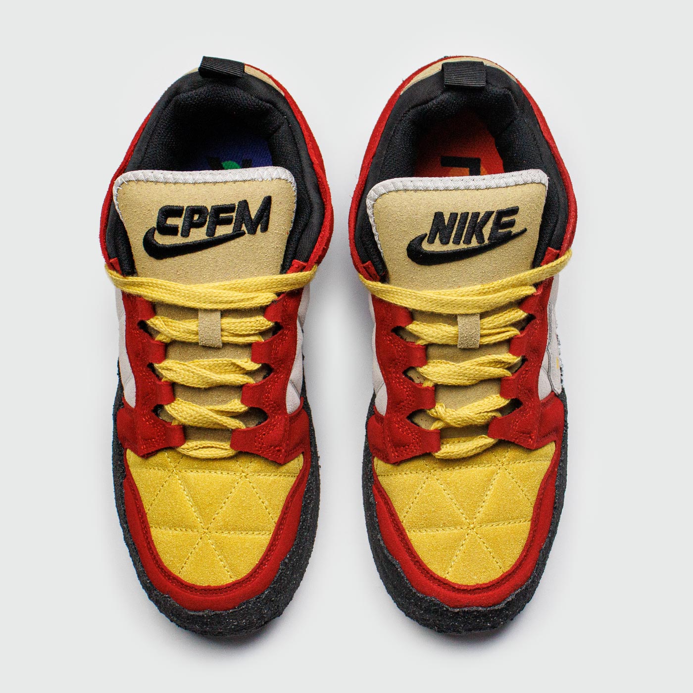 Кроссовки Nike x CPFM Dunk Mid Red / Yellow Кроссовки Nike x CPFM Dunk Mid Red / Yellow