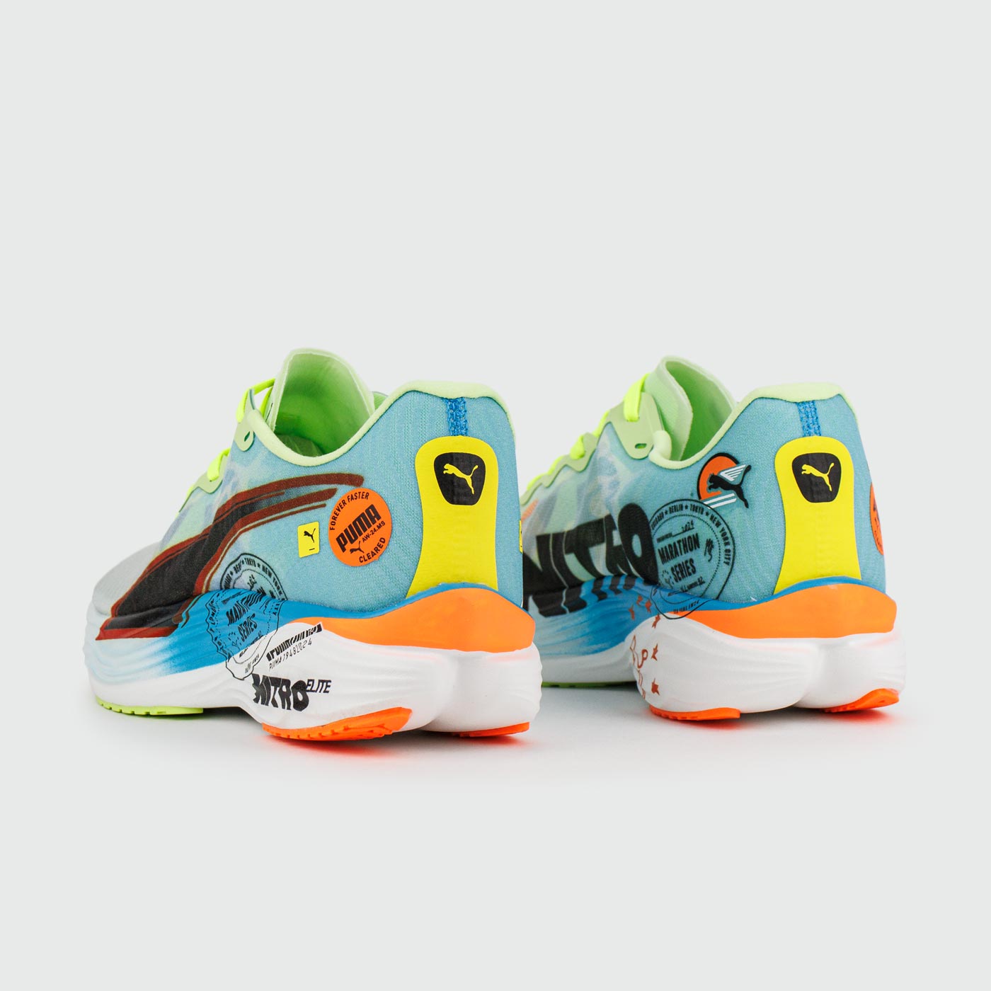 Кроссовки PUMA Deviate NITRO Elite 3 Green White Кроссовки PUMA Deviate NITRO Elite 3 Green White
